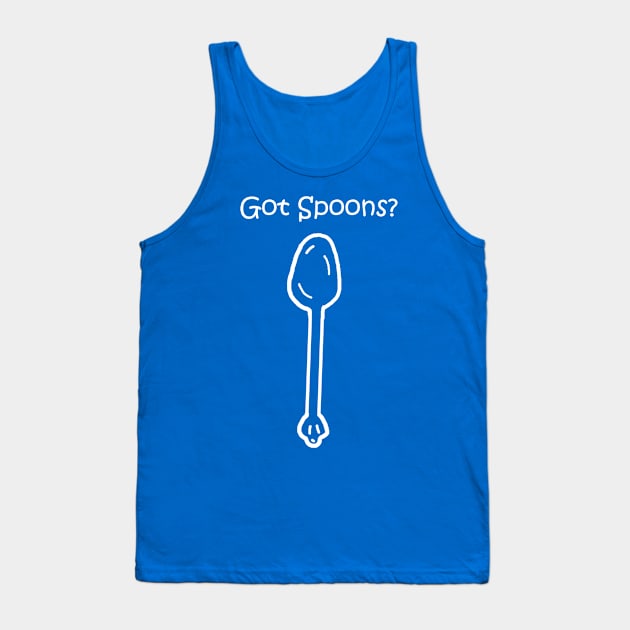 Got Spoons? White Pocket Tank Top by PelicanAndWolf